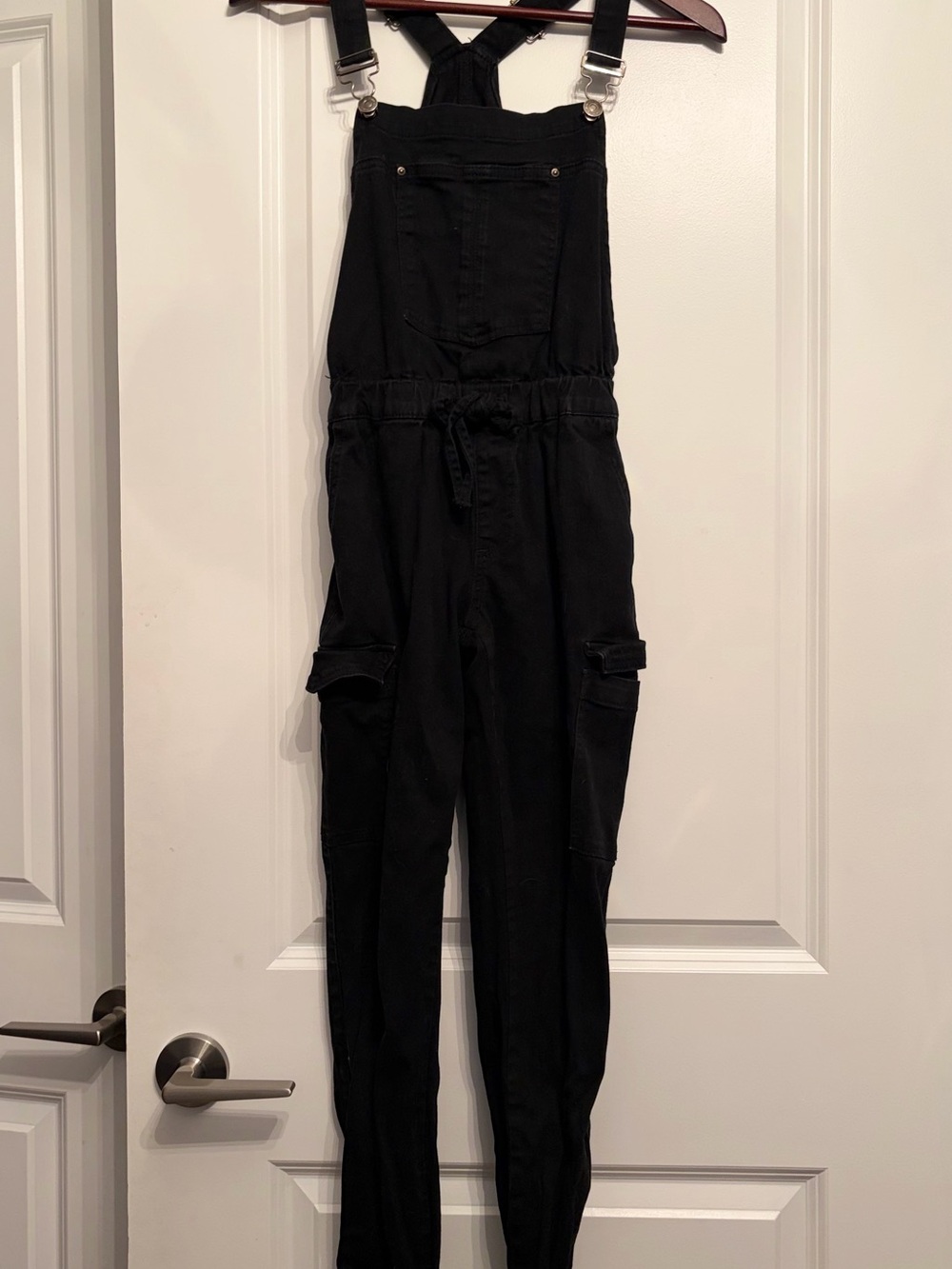 Almost Famous Black Denim Overalls